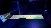 DLR testet intelligente Flügelklappen im Windkanal.
