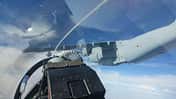 Airbus A400M der Luftwaffe als Tanker in Jordanien.