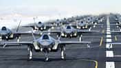 Lockheed Martin F-35A "Elephant Walk" auf der Hill AFB im Januar 2020