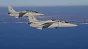 Die ersten beiden Leonardo T-345A trafen am 22. Dezember 2020 in Lecce-Galatina ein.