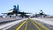 Elephant Walk beim Taktischen Luftwaffengeschwader 74 in Neuburg im März 2021.