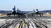 Elephant Walk beim Taktischen Luftwaffengeschwader 74 in Neuburg im März 2021.