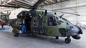 EFW in Dresden führt Instandsetzungen von NH90 der Bundeswehr durch.