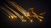 Flare-Tests mit der C-5M Super Galaxy auf der Eglin AFB.