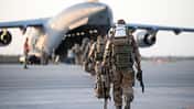 Auch C-17 wurden verwendet, um die letzten deutschen Soldaten aus Mazar-i-Scharif auszufliegen.