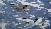 F-35A und F-18 aus Finnland.