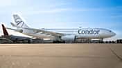 Airbus A330-200 in Condor-Farben.
