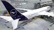 Boeing 787 in Lufthansa-Farben.
