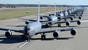 Boeing KC-135-Tanker der USAF auf der McConnell AFB.