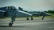 Saab Gripen E (F-39E) der brasilianischen Luftstreitkräfte. 