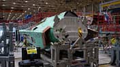 F-35-Mittelrumpfmontage bei Northrop Grumman.