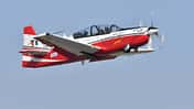 Turboprop-Schulflugzeug HAL HTT-40 für die indische Luftwaffe.