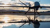 Sun sets over the MQ-9 Reaper