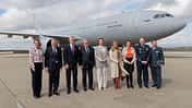 Ceremony marking the initial operational capability of the new Multinational Multi-Role Tanker Transport aircraft fleet