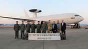 Boeing E-767 AWACS der Japan Air Self Defence Force nach der Modernisierung auf der Hanscom AFB in den USA.