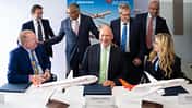 Air India unterschrieb in Paris auch den Großauftag für Boeing. 