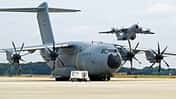 Airbus A400M der Luftwaffe in Wunstorf.