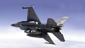Collins Aerospace MS-110 an einer F-16.