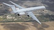Eine abgestellte MD-90 wird von Boeing zur X-66A umgebaut.