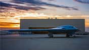 Northrop Grumman B-21 Raider in Palmdale im Juli 2023. 