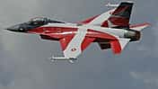 F-16 Dänemark fliegend in Sonderlackierung