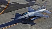 F-16 am Boden von oben