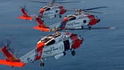 Drei MH-60 Jayhawk im Flug