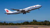 Boeing 747-8 beim Start