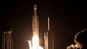 Start einer Falcon Heavy mit dem Raumgleiter Boeing X-37B.