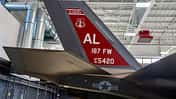 F-35 Lightning Alabama Air National Guard mit rotem Leitwerk