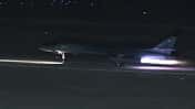 B-1B Lancer aus Ellsworth startet in Dyess zu einem Einsatz im Nahen Osten. 