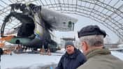 Das Wrack der An-225, Hostomel im Februar 2024