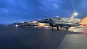 Eurofighter Luftwaffe auf Flightline in Lielvarde