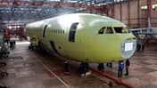 Rumpf-Rohbau einer neuen Iljuschin Il-96-300.