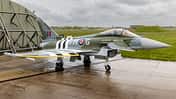 Eurofighter Typhoon Moggy vor Shelter