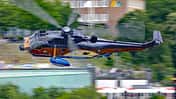 Sea King-Hubschrauber beim Hafengeburtstag 2024 in Hamburg