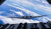 B-2 im Flug Blick aus Laderampe