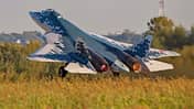 Russlands Super-Kampfjet Suchoi Su-57 in Aktion.