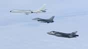 H-6 aus China und Tu-95MS aus Russland werden vor Alaksa von US-Kampfjets abgefangen