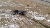 B-1B Lancer Unfall Ellsworth Wrack am Boden