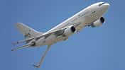 Airbus A310MRTT-Testflugzeug in Aktion.