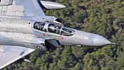 Griechische Phantom im Tiefflug Blick ins Cockpit