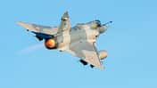 Dassault Mirage 2000 im Flug mit Nachbrenner