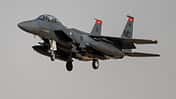 F-15E Strike Eagle im Landeanflug