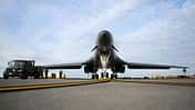 B-1B Lancer am Boden in Grand Forks