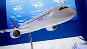 Modell des geplanten chinesischen Großraumjets Comac C929.
