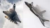 Super-Kampfjets Su-57 und J-20 aus Russland und China.