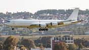 Boeing, E-6, Mercury, TACAMO, Weltuntergang, Navy Boeing E-6 Mercury im Landeanflug