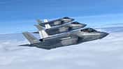 Drei dänische F-35 im Formationsflug