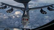 Blick aus tanker auf B-52H Stratofortress